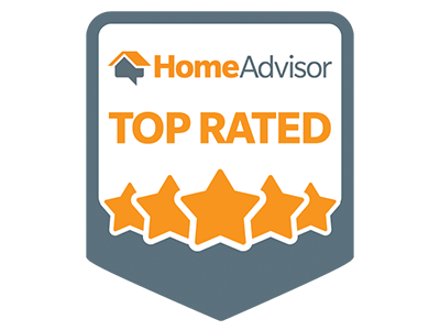 Home Advisor top rated badge.